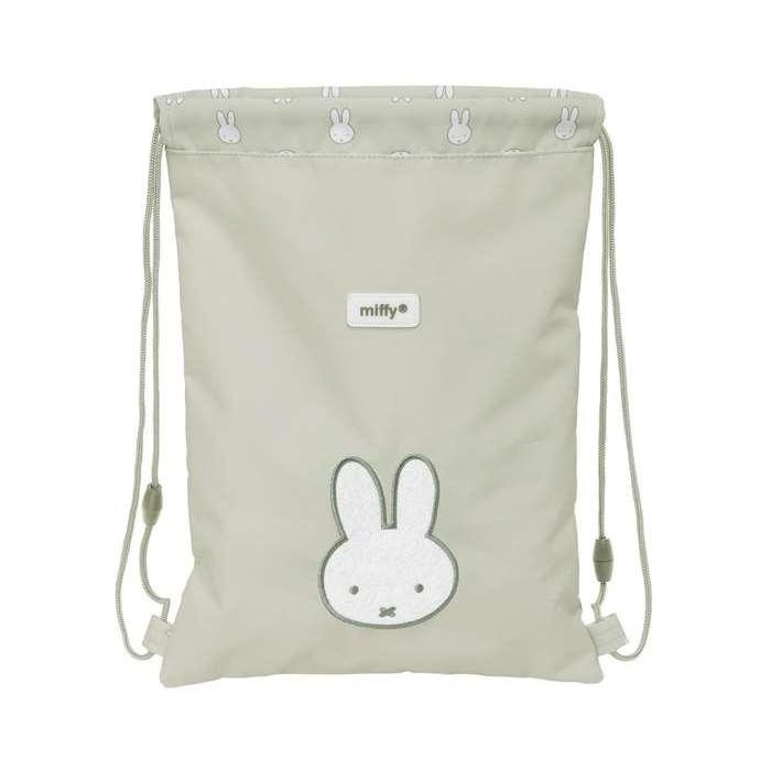 Bolsa Mochila con Cuerdas Miffy Niebla Gris 26 x 34 x 1 cm 3