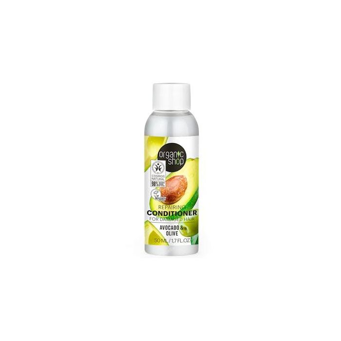 ORGANIC SHOP Acondicionador Reparador Cabello Dañado con Aguacate Bio 50 ml