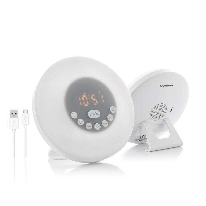 Despertador Amanecer con Altavoz Slockar InnovaGoods 3