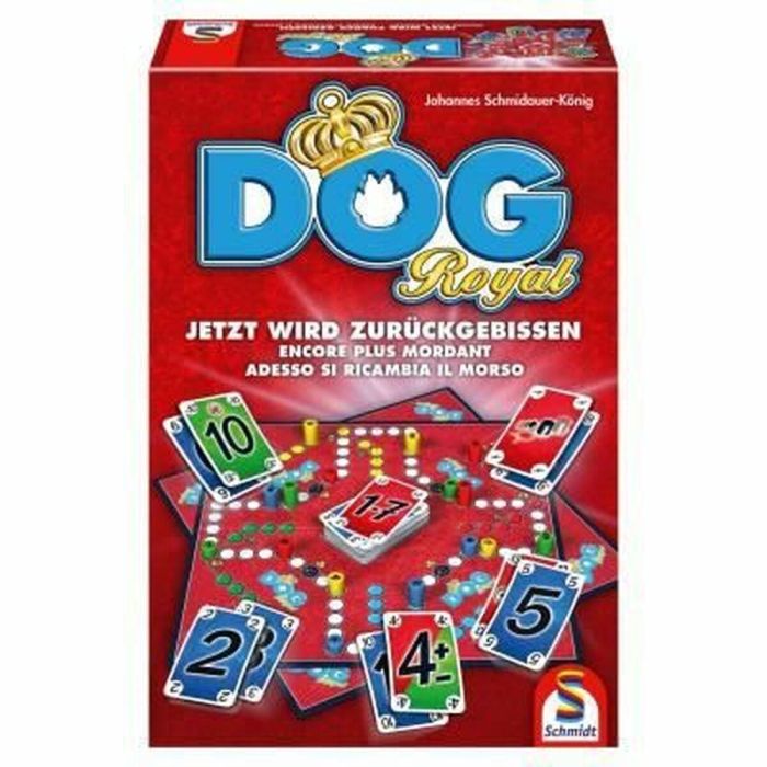 Schmidt Spiele DOG ROYAL Juego de mesa táctico, versión mejorada de DOG, con mapas inteligentes y funciones especiales de peones 0 Schmidt Spiele DOG ROYAL Juego de mesa táctico, versión mejorada de DOG, con mapas inteligentes y funciones especiales de peones 0