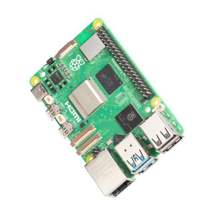 Raspberry Pi 5 4GB RAM Procesador Quad-Core 2.4GHz 64-bit Cortex-A76 Doble HDMI 4K Dual Band WiFi Bluetooth 5.0 PCIe 2.0 2
