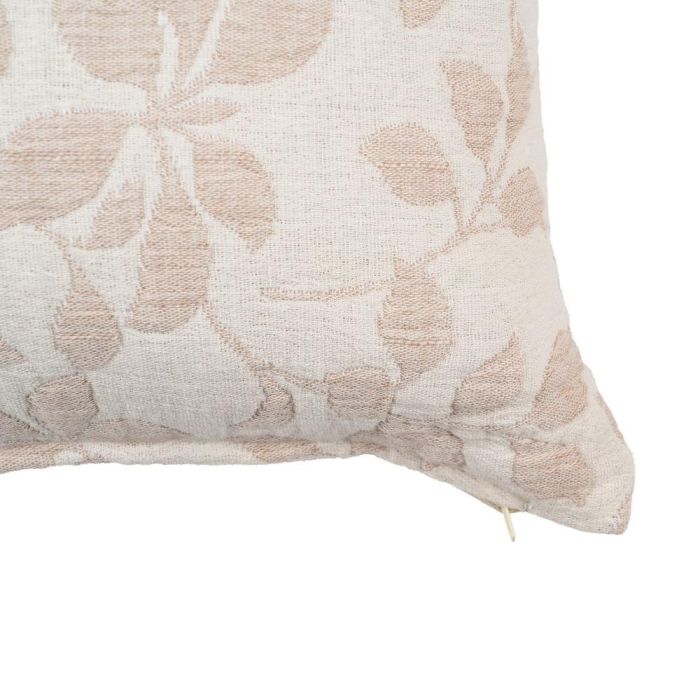 Cojín Crema Algodón Decoración 45 X 45 cm