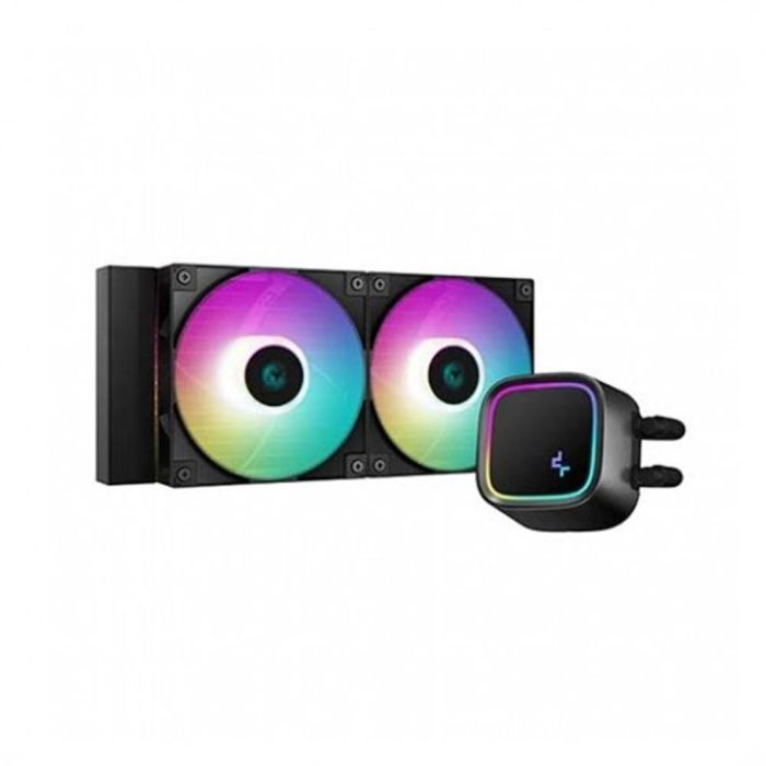 Deepcool DEE1690884074670 LE520 Sistema de Refrigeración Líquida All-in-One con 2 Ventiladores de 120mm Negro 0 Deepcool DEE1690884074670 LE520 Sistema de Refrigeración Líquida All-in-One con 2 Ventiladores de 120mm Negro 0