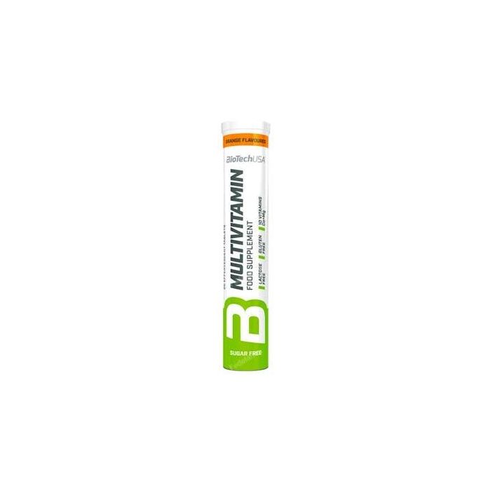 BIOTECHUSA Multivitamin Effervescent Tablets Naranja 20 Comp
