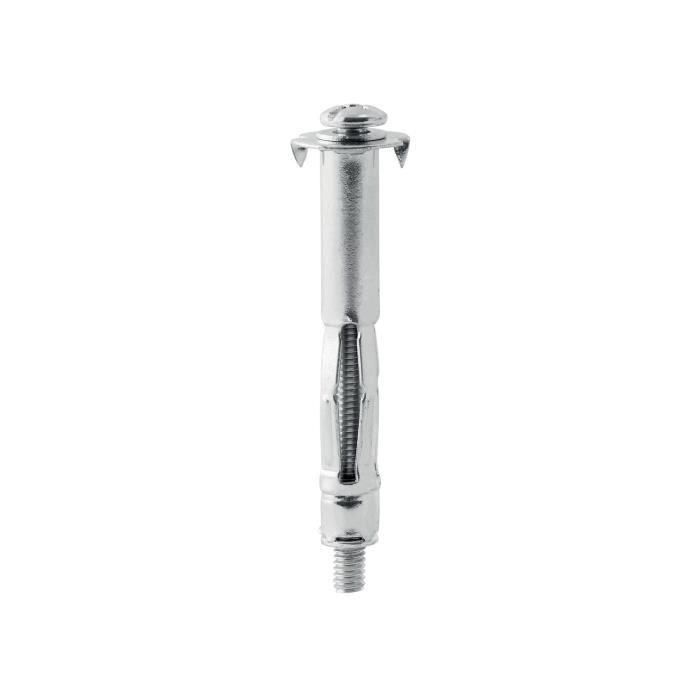 Rapid Taco de expansión metálico Ø8x46 tornillo M4x55, resistencia 25 kg, especial pladur, 10 unid 1
