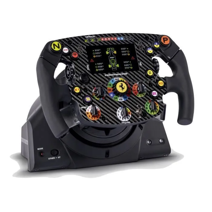 Thrustmaster Ferrari SF1000 Edition Volante para PC con Pantalla LCD IPS de 4,3 pulgadas y 25 Botones de Acción 3