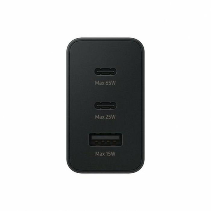 Samsung EP-T6530NBEGEU Cargador de Pared 65W Triple Puerto para Carga Rápida con 2x USB-C y 1x USB-A Negro 43