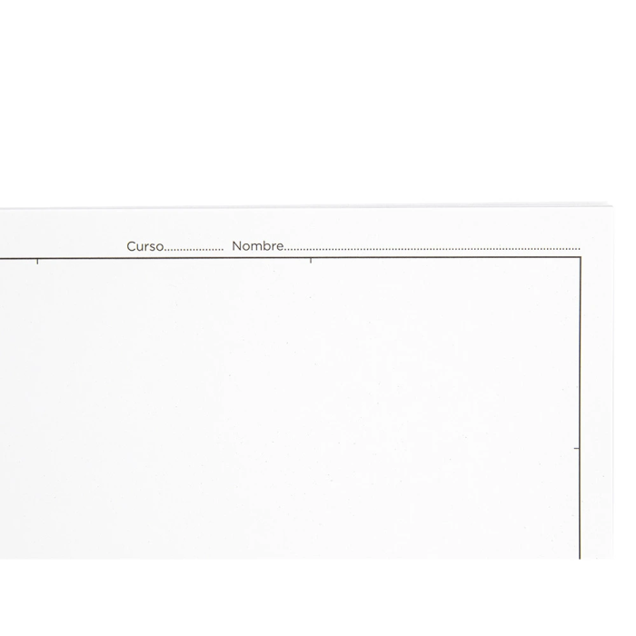 Liderpapel Bloc Dibujo Lineal Vanguardia Espiral 230x325mm 20 Hojas 130g/m2 Perforado 3