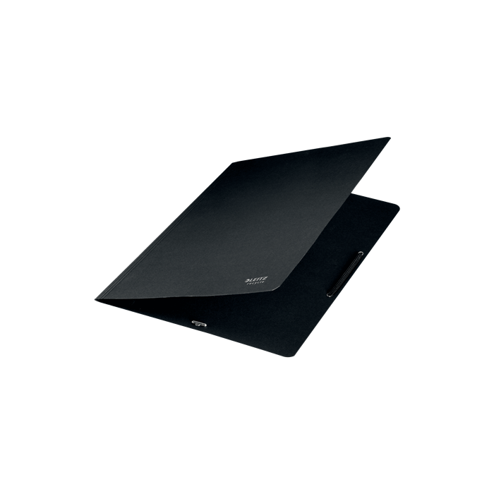 Leitz 39080095 Carpeta de Cartón con Gomas A4 Reciclado Negro 100% Portafirmas Capacidad 250 Hojas Cierre Elástico 4