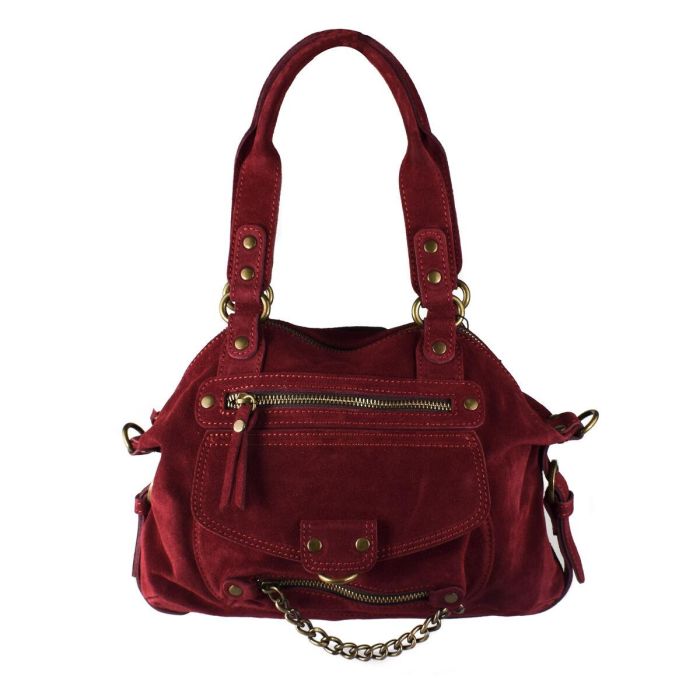 Bolso Mujer Ábaco AB206-VU511 Rojo 29 x 22 x 3 cm