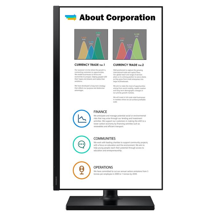 Samsung Monitor 27" IPS FHD (1920 x 1080) 75Hz 5ms FreeSync