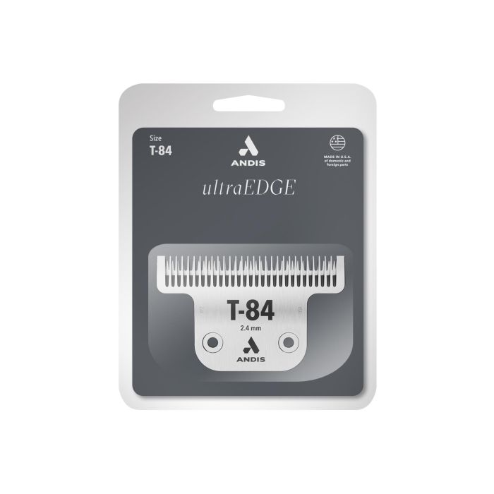 Andis Cuchilla S-T84 Acero Inoxidable 2.4 mm, Proceso Endurecimiento Exclusivo, Acabado Cromo 3