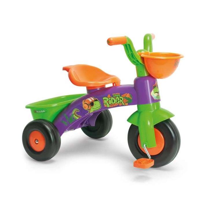 Triiciclo baby trico dinorider 62x46x42 cm Triiciclo baby trico dinorider 62x46x42 cm