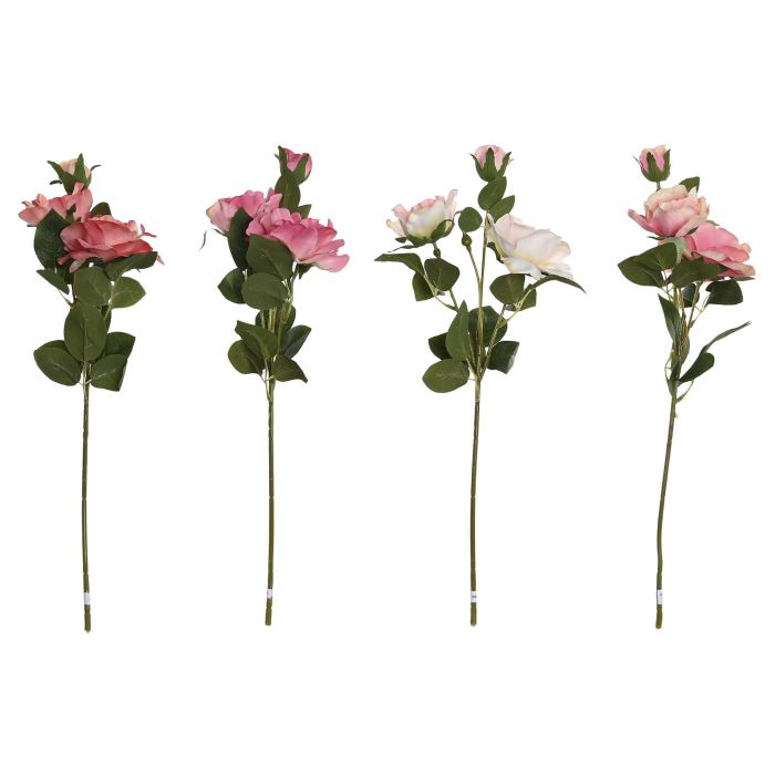 Flor DKD Home Decor Melocoton Rosa 20 x 51 x 20 cm (24 Unidades)