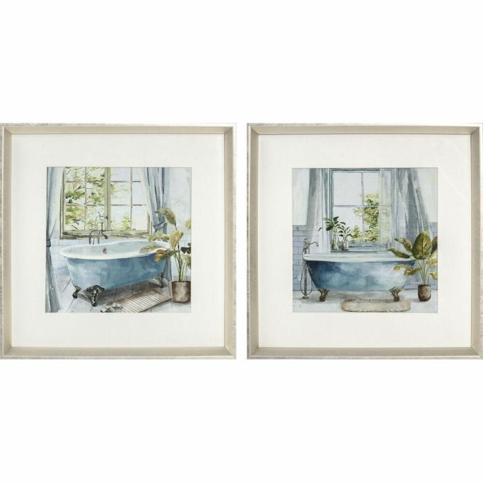 Cuadro Tradicional DKD Home Decor Azul Beige 2.3 x 32 x 32 cm (2 Unidades) Cuadro Tradicional DKD Home Decor Azul Beige 2.3 x 32 x 32 cm (2 Unidades)