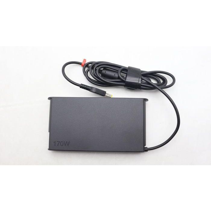 Lenovo Slim AC adapter for Lenovo laptops, 170W power output, 20V voltage, 3-phase slim tip connector. 1 Lenovo Slim AC adapter for Lenovo laptops, 170W power output, 20V voltage, 3-phase slim tip connector. 1