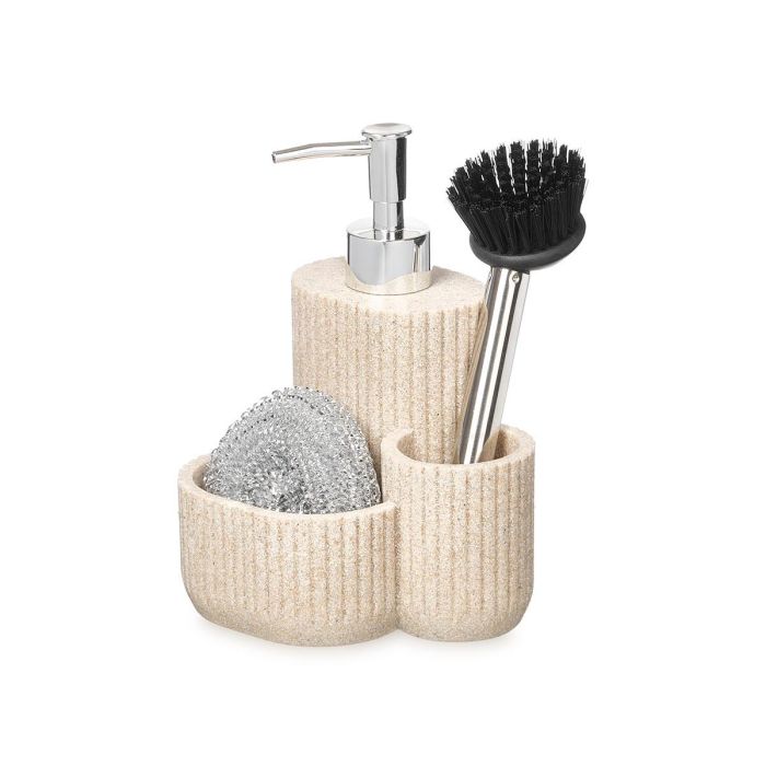 Dosificador Cocina Estropajo Cepillo Crema Kinvara 12x17x11cm (Set de 12)