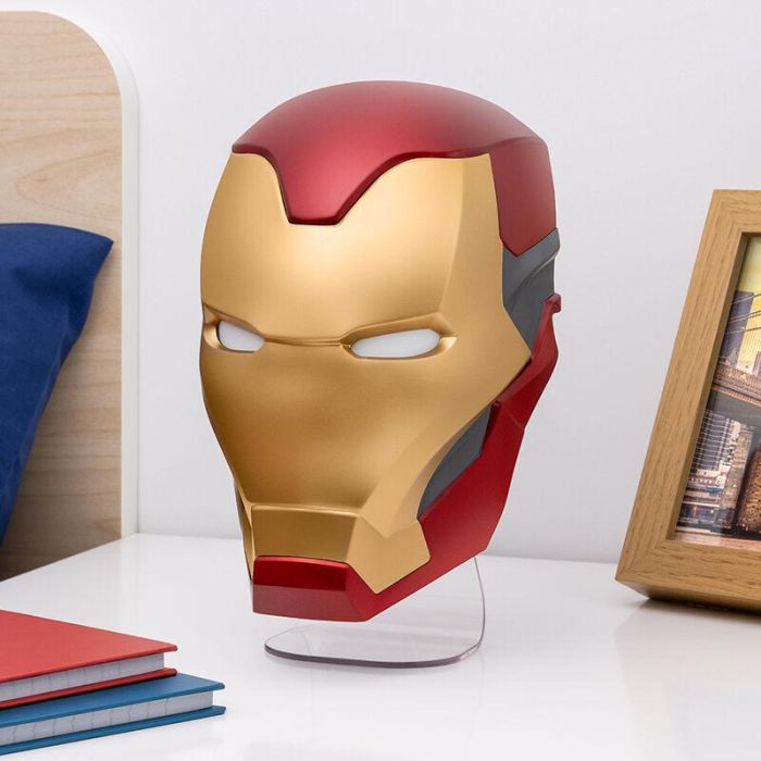 Lampara Casco Iron Man Marvel 22cm 2 Lampara Casco Iron Man Marvel 22cm 2