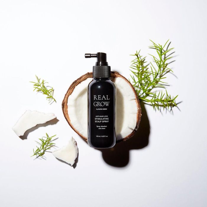 Rated Green REAL GROW Anti Hair Loss Stimulating Scalp Spray Tratamiento Anticaída Estimulante Cabello Débil 120 ml 1