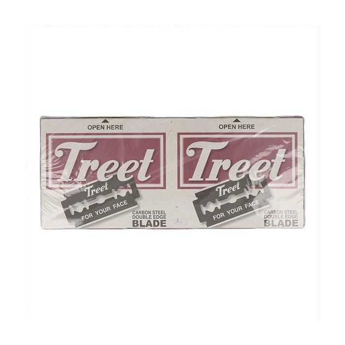 Treet Cuchillas de Acero al Carbono Desechables 200Pcs (10X20)