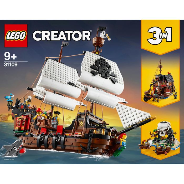 Lego Creator Galeón Taberna Pirata - Juego de Construcción 1264 Piezas +9 Años 10