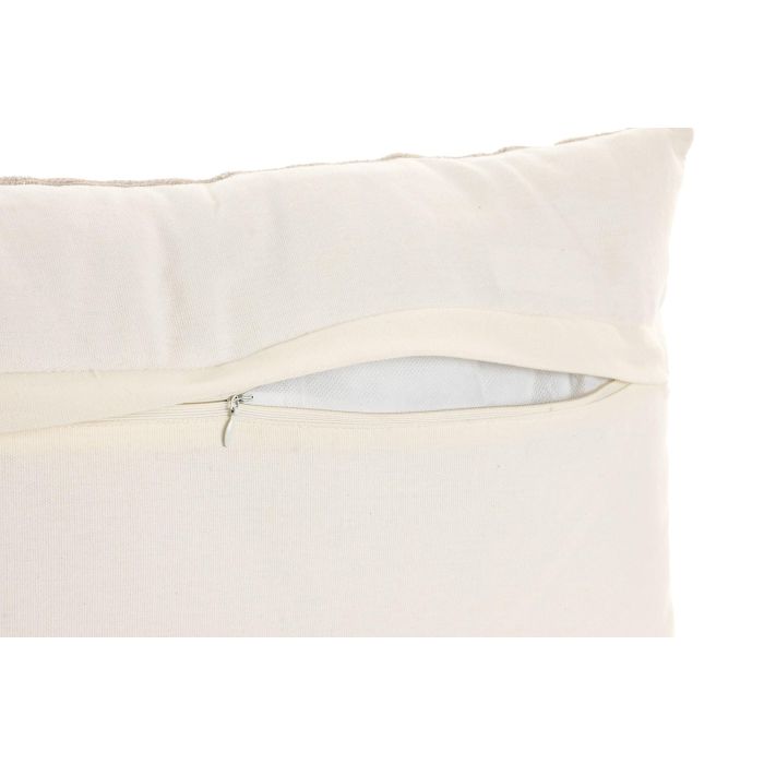 Cojin Boho DKD Home Decor Beige 30 x 50 cm (2 Unidades) 2