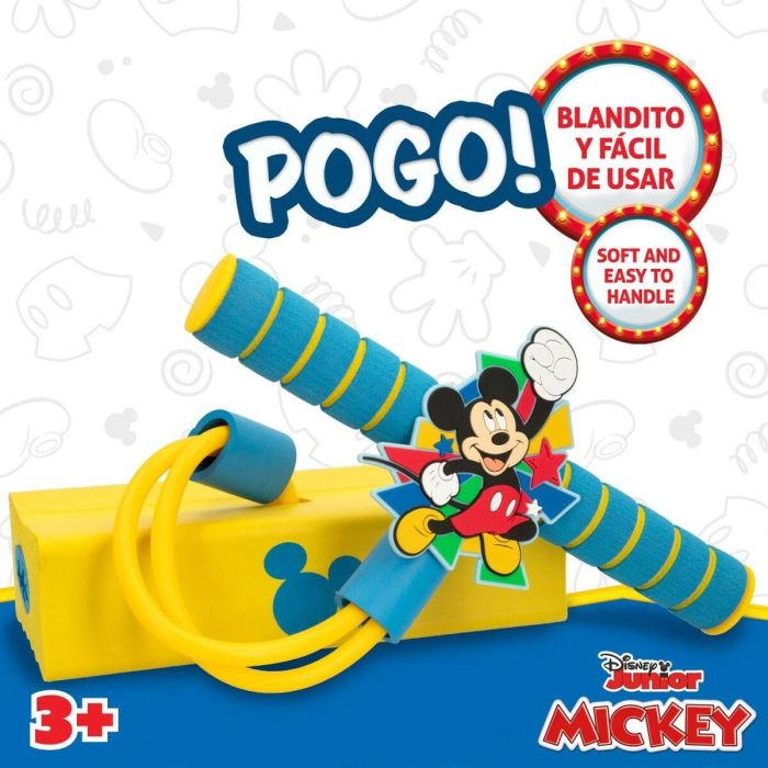 Saltador pogo Mickey Mouse 3D Amarillo Infantil (4 Unidades) 3 Saltador pogo Mickey Mouse 3D Amarillo Infantil (4 Unidades) 3