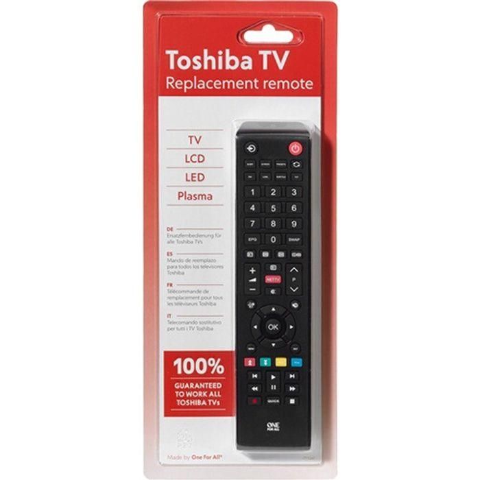 Mando a distancia ONE FOR ALL URC1919 para cualquier televisor Toshiba - Negro 2 Mando a distancia ONE FOR ALL URC1919 para cualquier televisor Toshiba - Negro 2