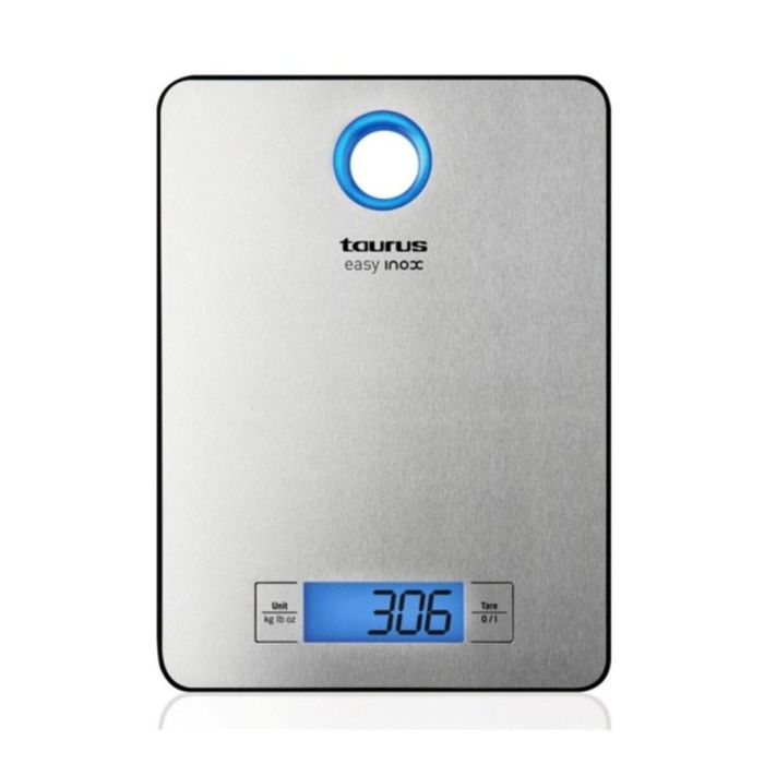Báscula Digital de Cocina Taurus EASY INOX Acero Inoxidable 0 Báscula Digital de Cocina Taurus EASY INOX Acero Inoxidable 0
