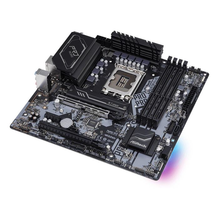 ASROCK H670M PRO RS Placa Base Intel LGA 1700 DDR4 Micro ATX