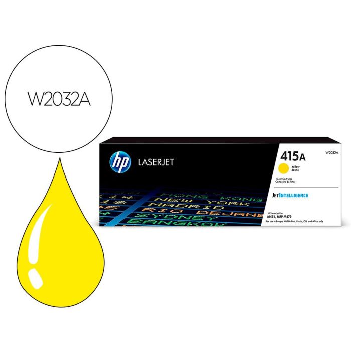 Hp Toner Amarillo Laserjet M454 Series - Nº 415A