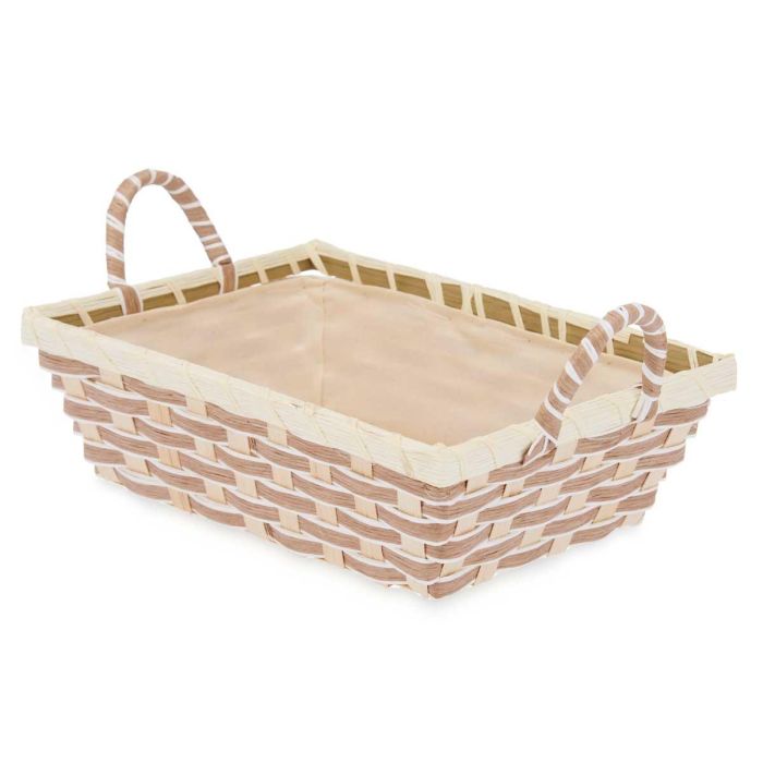 Cesta Asas Trenzado Rectangular Kinvara 29X12CM (24 Unidades) 1 Cesta Asas Trenzado Rectangular Kinvara 29X12CM (24 Unidades) 1