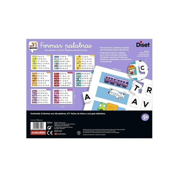Juego educativo formar palabras 4 Juego educativo formar palabras 4