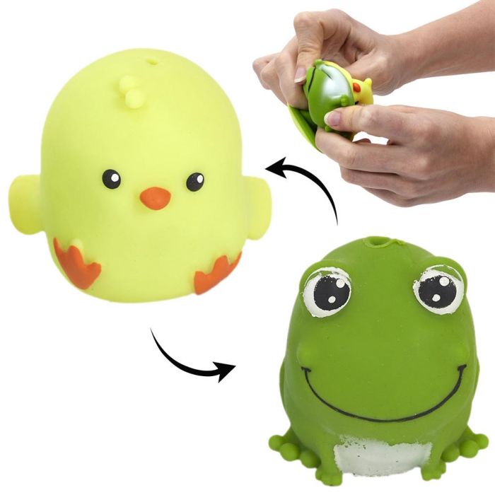 Jeux 2 momes Animal Reversible Peluche Interactivo para Niños +3 Años 7 cm 4