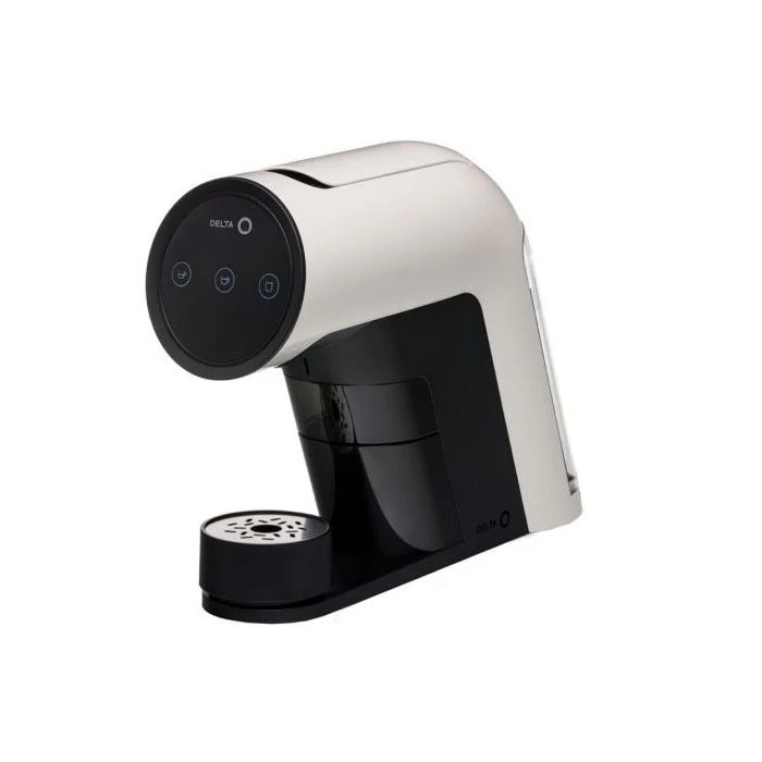 Delta Cafetera de Cápsulas IconiQ Blanco, Pantalla Táctil, 19 Bar, 1200 W, 10 Cápsulas Usadas 1