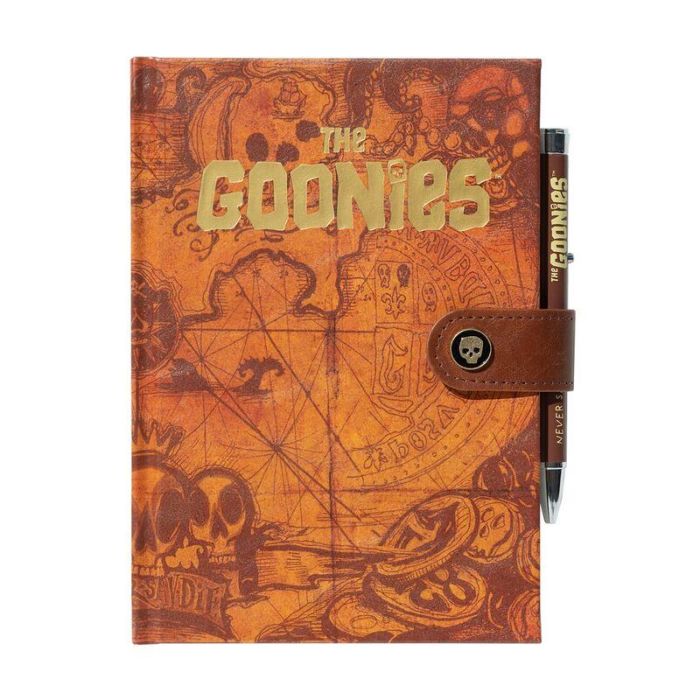 Cuaderno A5 premium + boligrafo proyector Los Goonies 0 Cuaderno A5 premium + boligrafo proyector Los Goonies 0