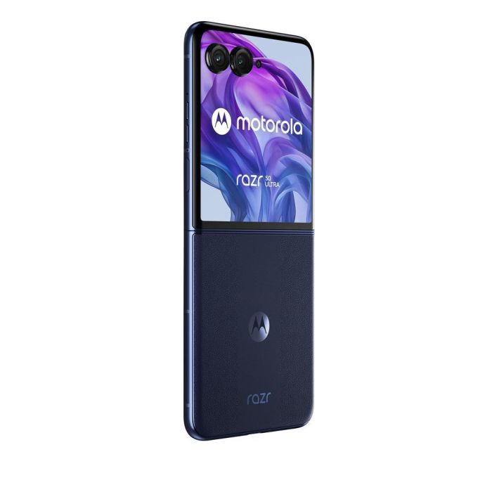 Motorola razr 50 Ultra Smartphone Plegable 5G 512GB 12GB RAM, Pantalla 6.9" pOLED 165Hz, Doble Cámara 50MP, Android 14, Azul Medianoche 3