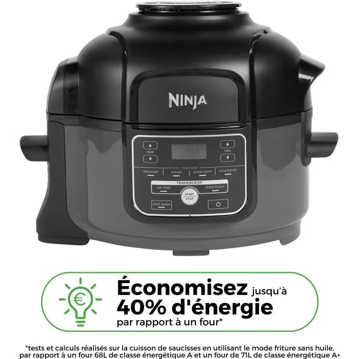 Ninja OP100EU Foodi MINI Multicooker 6-en-1 4.7L Compacta con 6 Modos de Cocción 1