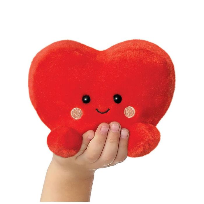 PALM PALS Peluche Corazón Suave 13 cm - Muñeco de Peluche Pequeño con Forma de Corazón 4