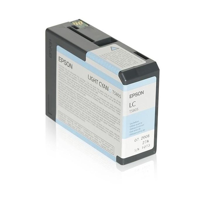 Epson C13T580500 Cartucho Tinta Cian Claro Original 80ml para Stylus Pro 3800, 3880