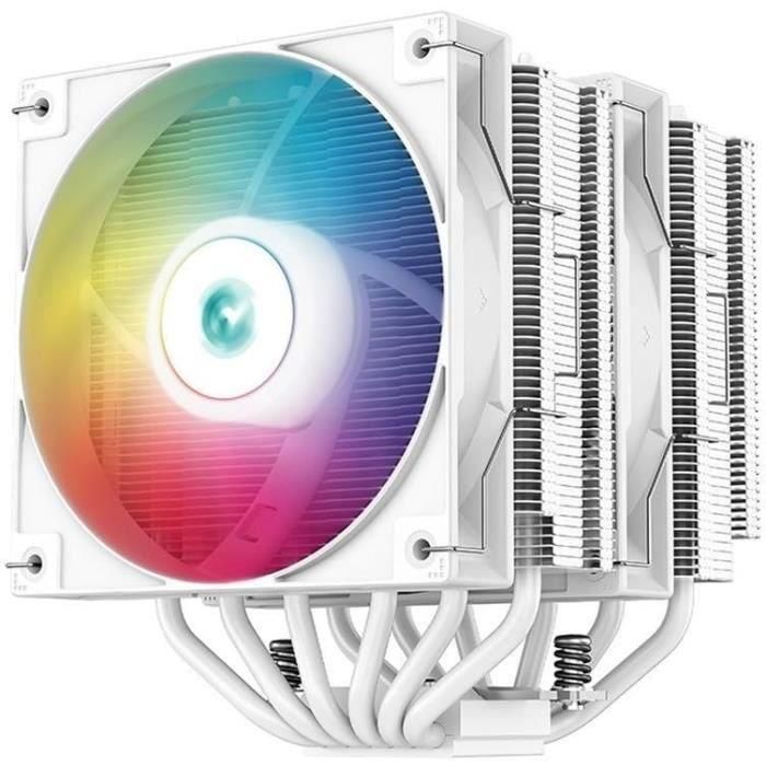 DEEPCOOL Gammaxx AG620 ARGB (Blanco) - Disipador de CPU A-RGB - 2x120 mm 1