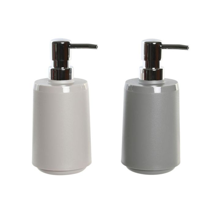 DKD Home Decor Dosificador Basicos Beige Gris de Poliestireno de 8 cm Ancho, 18 cm Alto y 8 cm Largo (Pack de 2 Unidades) DKD Home Decor Dosificador Basicos Beige Gris de Poliestireno de 8 cm Ancho, 18 cm Alto y 8 cm Largo (Pack de 2 Unidades)