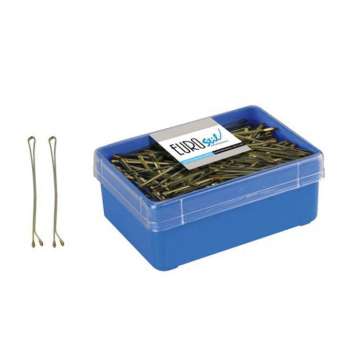 Eurostil Cabello caja miniclips bronze 25mm 700un Eurostil Cabello caja miniclips bronze 25mm 700un