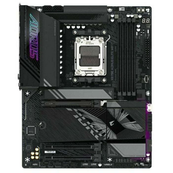 GIGABYTE Placa Base X870E A ELITE WIFI7 - Compatible con AMD Ryzen 9000, Wi-Fi 7, DDR5 hasta 8000MHz, 4xPCIe 5.0, 4xM.2, Ref. 9MX87EEL7-00-10 23 GIGABYTE Placa Base X870E A ELITE WIFI7 - Compatible con AMD Ryzen 9000, Wi-Fi 7, DDR5 hasta 8000MHz, 4xPCIe 5.0, 4xM.2, Ref. 9MX87EEL7-00-10 23