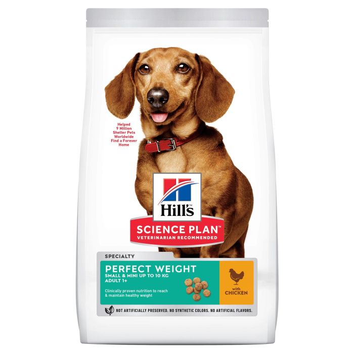 Hill's Hsp Canin Adult Perfect Weight Small Mini Pollo 1,5 kg Pienso para Perros