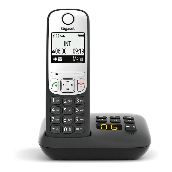 Gigaset Teléfono Inalámbrico DECT/Analógico A690A, Contestador Automático, Altavoz, Negro 0 Gigaset Teléfono Inalámbrico DECT/Analógico A690A, Contestador Automático, Altavoz, Negro 0