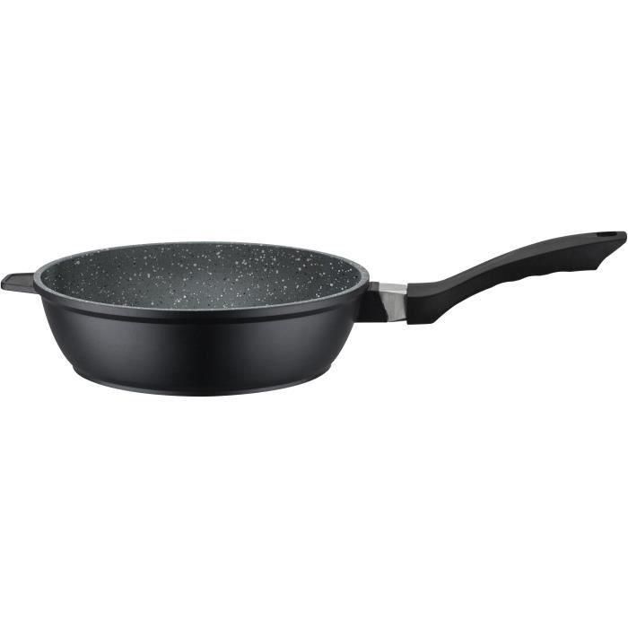 GSW - 414562 - Batería - GRANITO GOURMET masivo forjado de aluminio - 10 piezas - Inducción - Recubrimiento GRANITO VITAFLON 2 GSW - 414562 - Batería - GRANITO GOURMET masivo forjado de aluminio - 10 piezas - Inducción - Recubrimiento GRANITO VITAFLON 2
