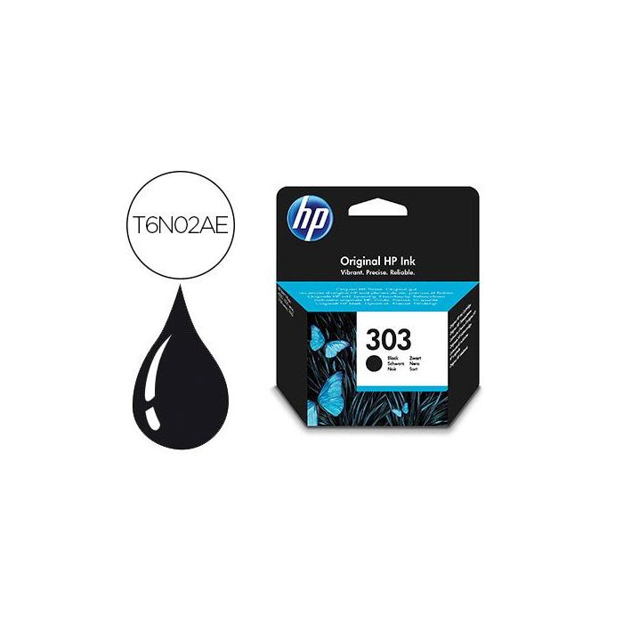 Cartucho de Tinta Original HP T6N02AE Negro