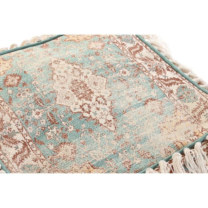 Cojin Suelo Arabe DKD Home Decor Verde Beige 40 x 40 x 40 cm 1