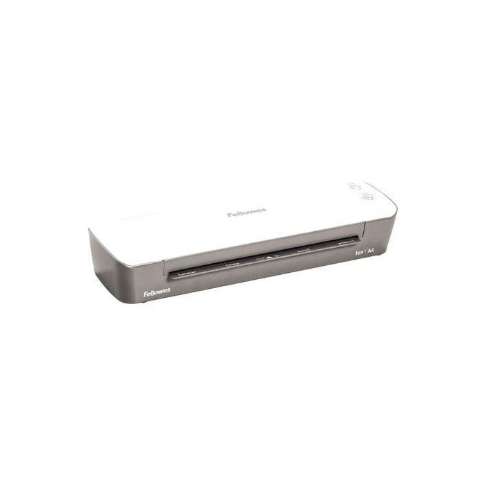 Plastificadora Fellowes Ion A4 4560001/ hasta A4 y 80-125 Micras/ Blanca y Gris 3 Plastificadora Fellowes Ion A4 4560001/ hasta A4 y 80-125 Micras/ Blanca y Gris 3